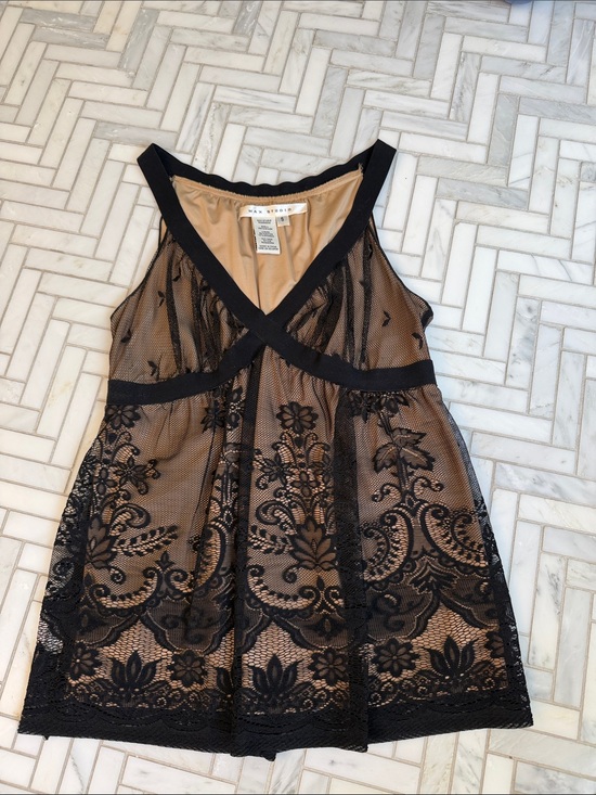 Max Studio Tops - Max Studio Black Lace Camisole fully lined